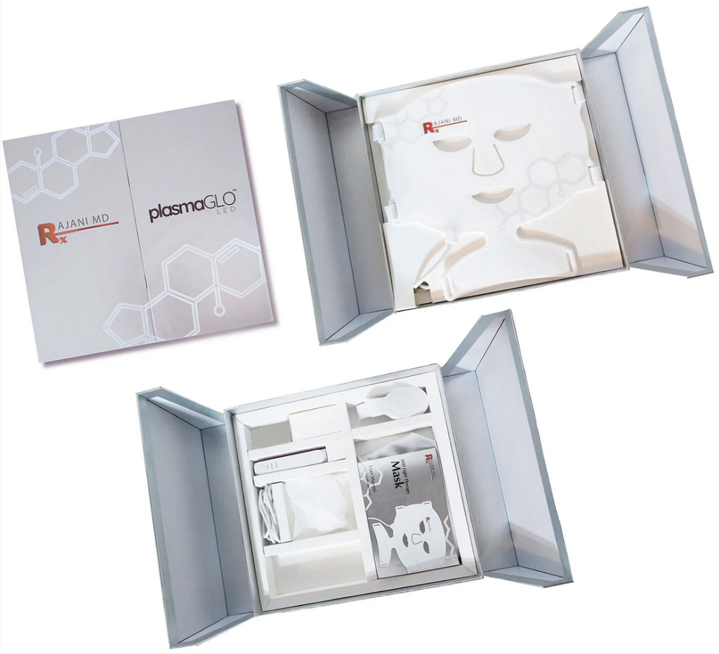 plasmaglo led mask box contents